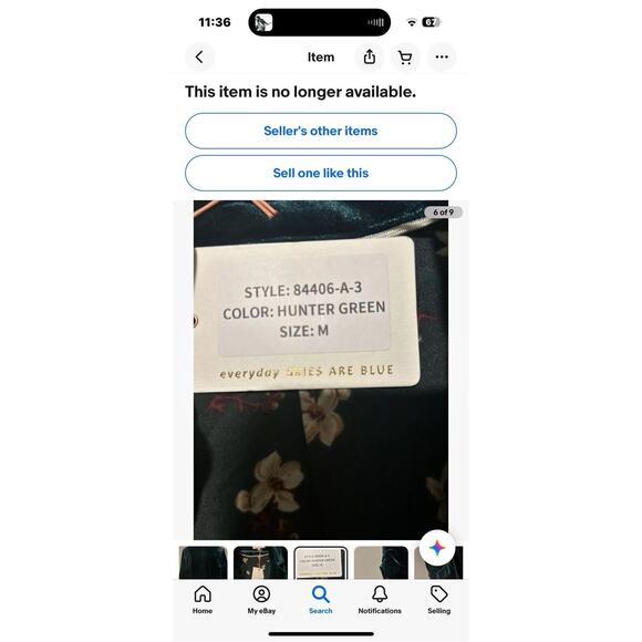 Skies Are Blue NWT Blazer Womens XS Ruched 3/4 Sleeve Velvet Open Front Green - Picture 7 of 13